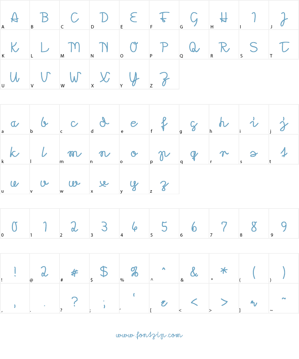 Morado Font Character